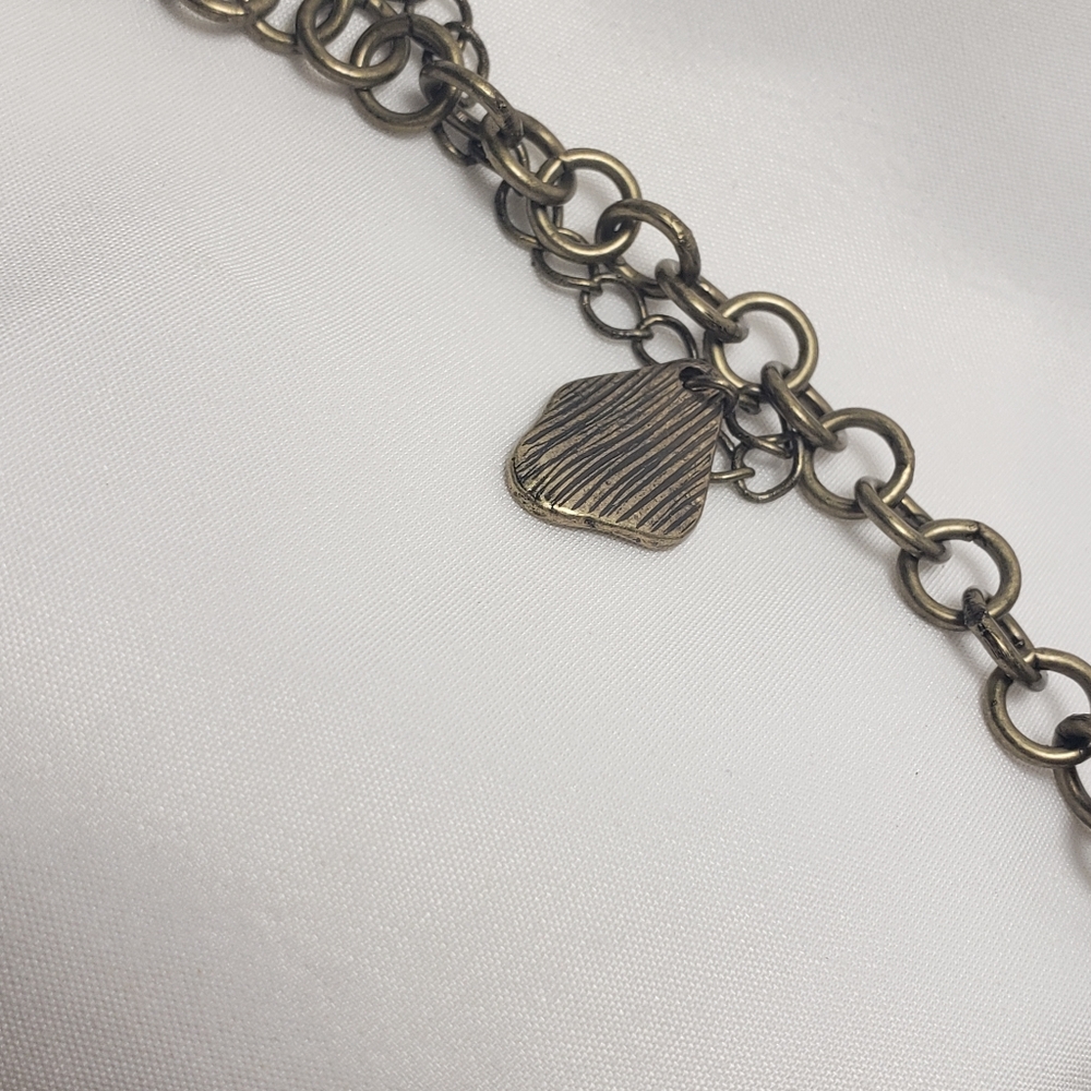 SALE!! Mixed Metal Statement Necklace - Picture 7 of 7